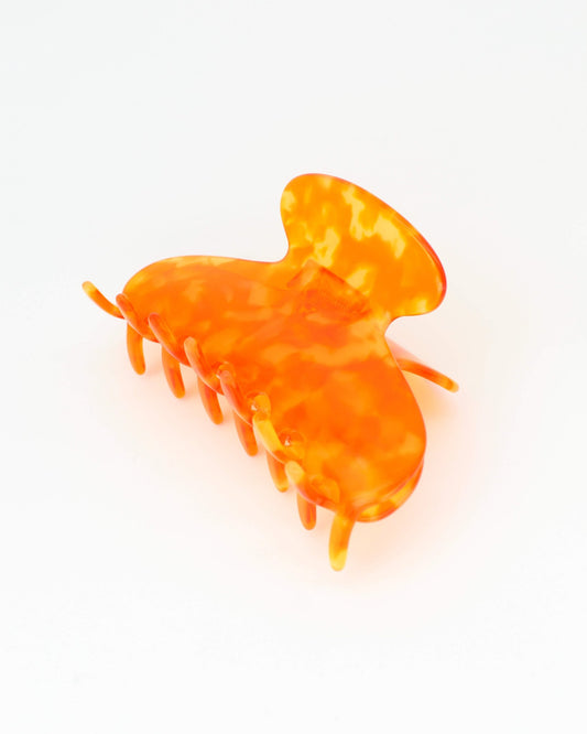 ORANGE CLAW CLIP - HANDMADE